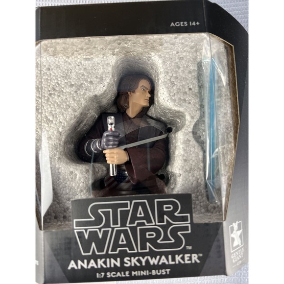 🔥 Star Wars Gentle Giant Anakin Skywalker & Obi-Wan Clone Wars Bust 1:7 Scale - Picture 5 of 16